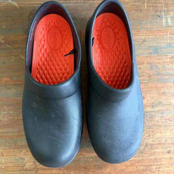 Crocs LiteRide Clogs On The Clock Arch Support Nursing Shoes Slip Resist W 8 - Picture 1 of 11